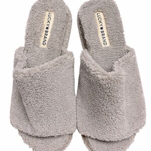 Lucky Brand Soft Gray Women's Slippers